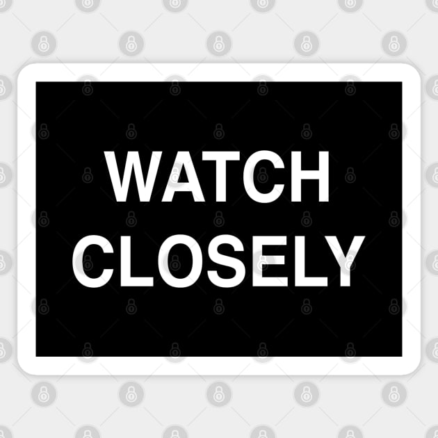 Watch Closely Sticker by StickSicky